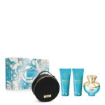 ESTUCHE DYLAN TURQUOISE EAU DE PARFUM DAMA 4 PIEZAS