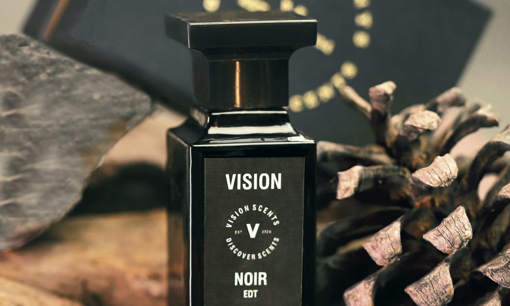 Perfume de estética oscura y sofisticada